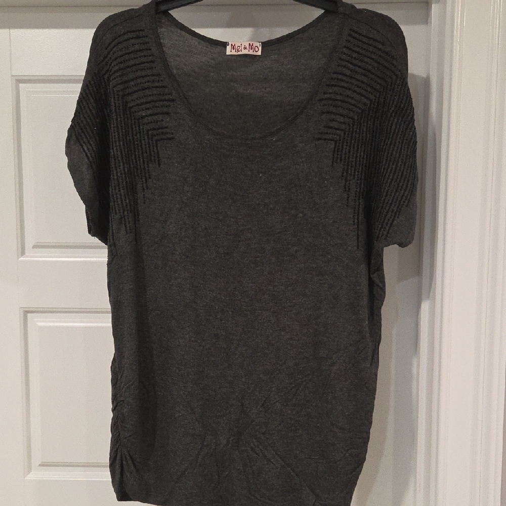 Charcoal Gray Women's Blouse